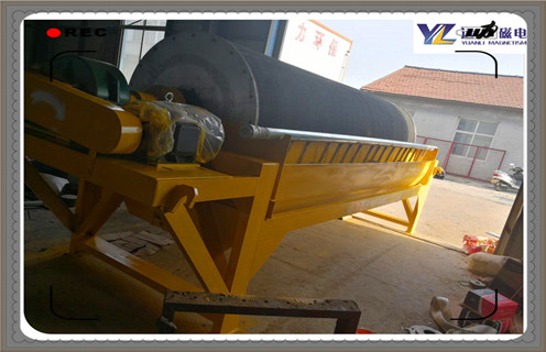 干式永磁筒式磁选机工作视频 干式永磁筒式磁选机工作视频